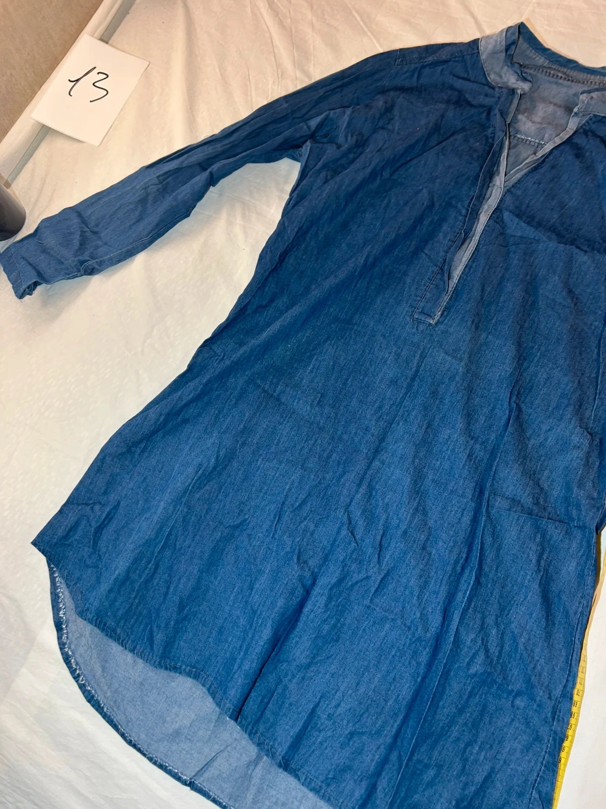 Marineblauwe vintage casual jurk – photo 5
